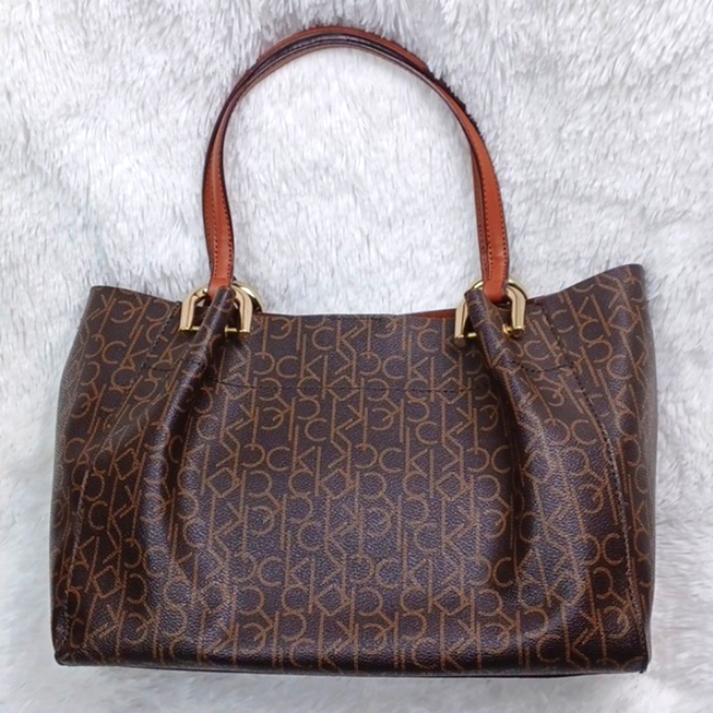 Calvin Klein Saffiano Signature Logo Handbag